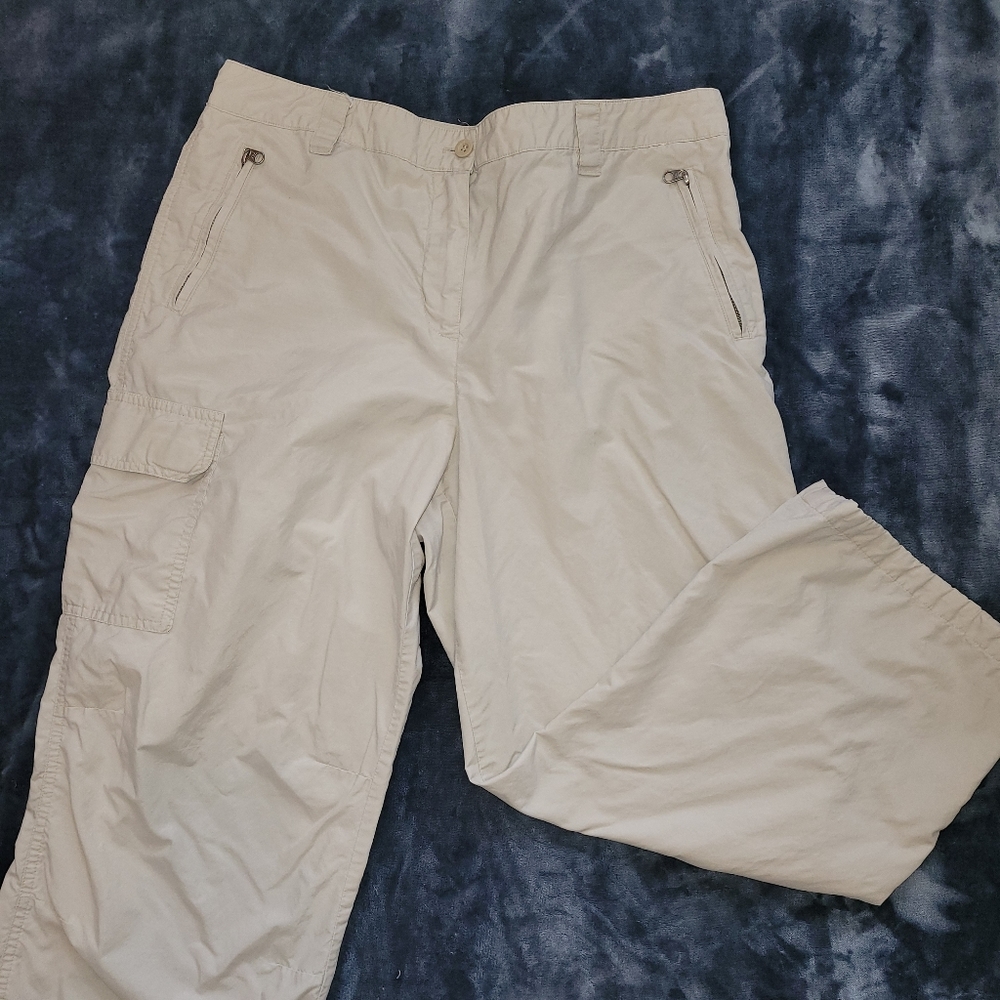 Size 12 New York & Co khaki capris